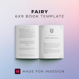 Whimsical 6x9 Book Layout for Self-Publishing KDP - Novel Interior Template