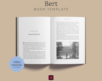 A5 Book Formatting Template | Adobe InDesign Interior Layout (Digital Download)