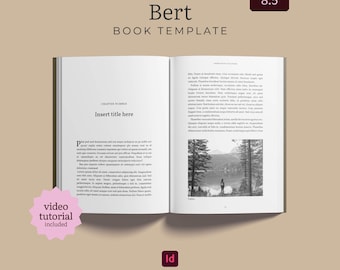 5.5 x 8.5 InDesign Book Formatting Template | Professional Interior Layout (Digital Download)