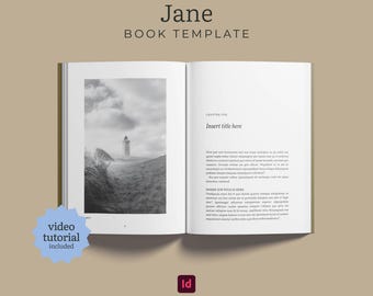 A5 Book Formatting Template for InDesign | Book Interior Design | Fiction, Nonfiction & Novel Layout | Self Publishing