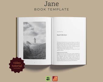 6x9 Book Formatting Template for Affinity Publisher | Novel Layout (Digital Download)