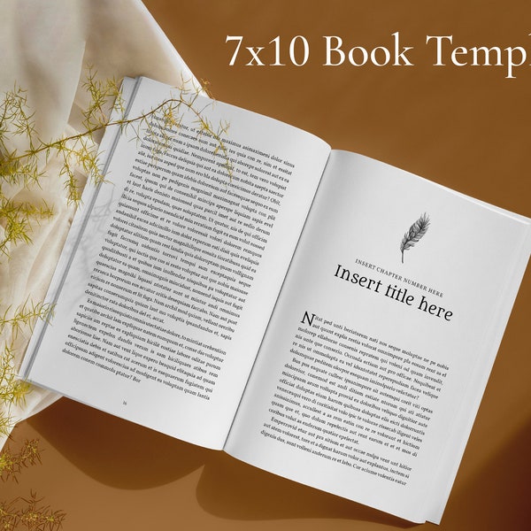 MAGICAL InDesign Book Template | Book Layout | 7x10 Interior Pages | KDP | Fantasy Novel | Self Publishing