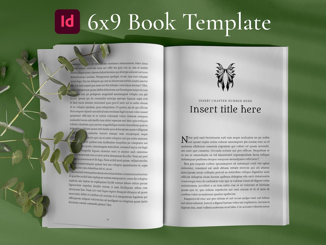 MYTHIC Indesign Book Template 6x9 Interior Pages KDP Novel Self