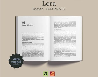 7 x 10 Affinity Publisher Book Formatting Template | Book Interior Layout | Novel, Memoir, Fiction & Nonfiction Design | Self Publishing
