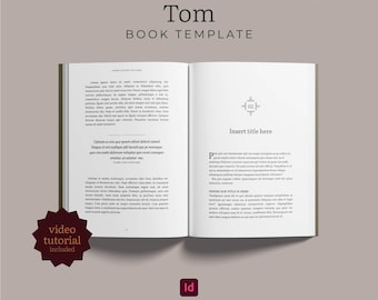 TOM InDesign Book Template | 6x9 Interior Pages | Novel Layout | Self Publishing