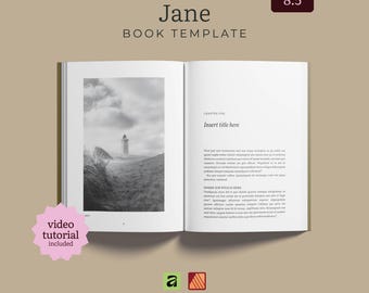 5.5 x 8.5 Book Formatting Template for Affinity Publisher | Book Interior Design | Fiction, Nonfiction & Novel Layout | Self Publishing