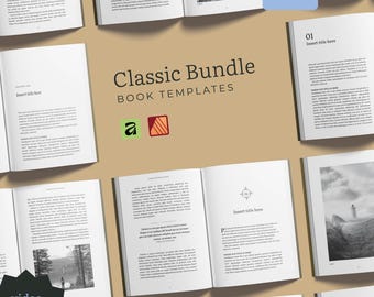 7 x 10 Book Formatting Template Bundle for Affinity Publisher | Book Interior | Novel, Fiction & Nonfiction Layouts