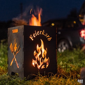 Fire basket large with plug-in system &quot;Celebration basket&quot;