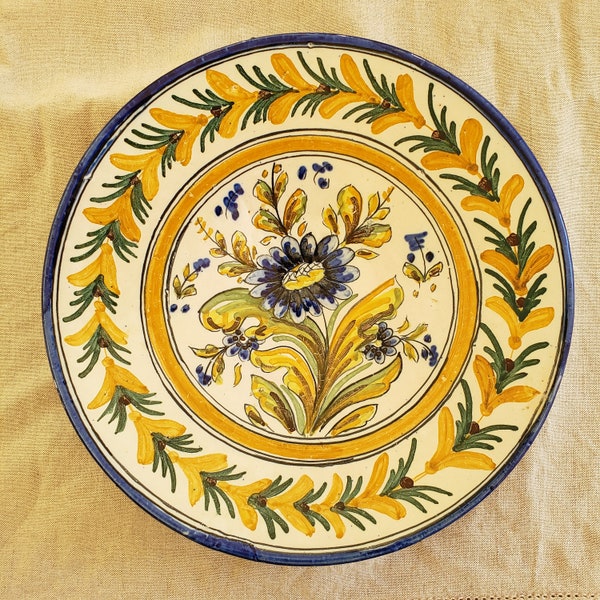 Assiette Espagnol Talavera Toledo vintage