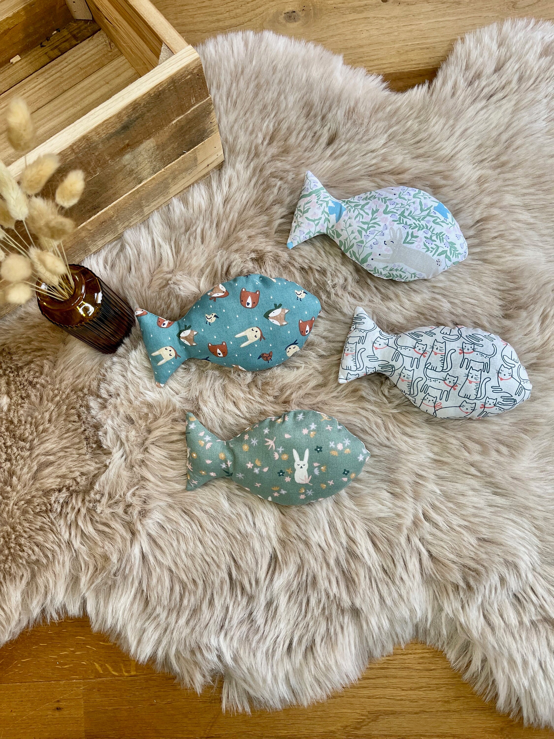 Marin à L'herbe Chat