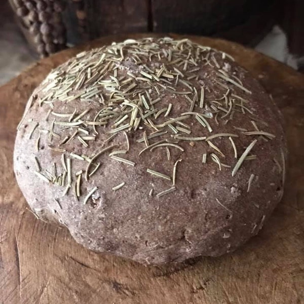 Primitive Faux Rosemary Bread Loaf