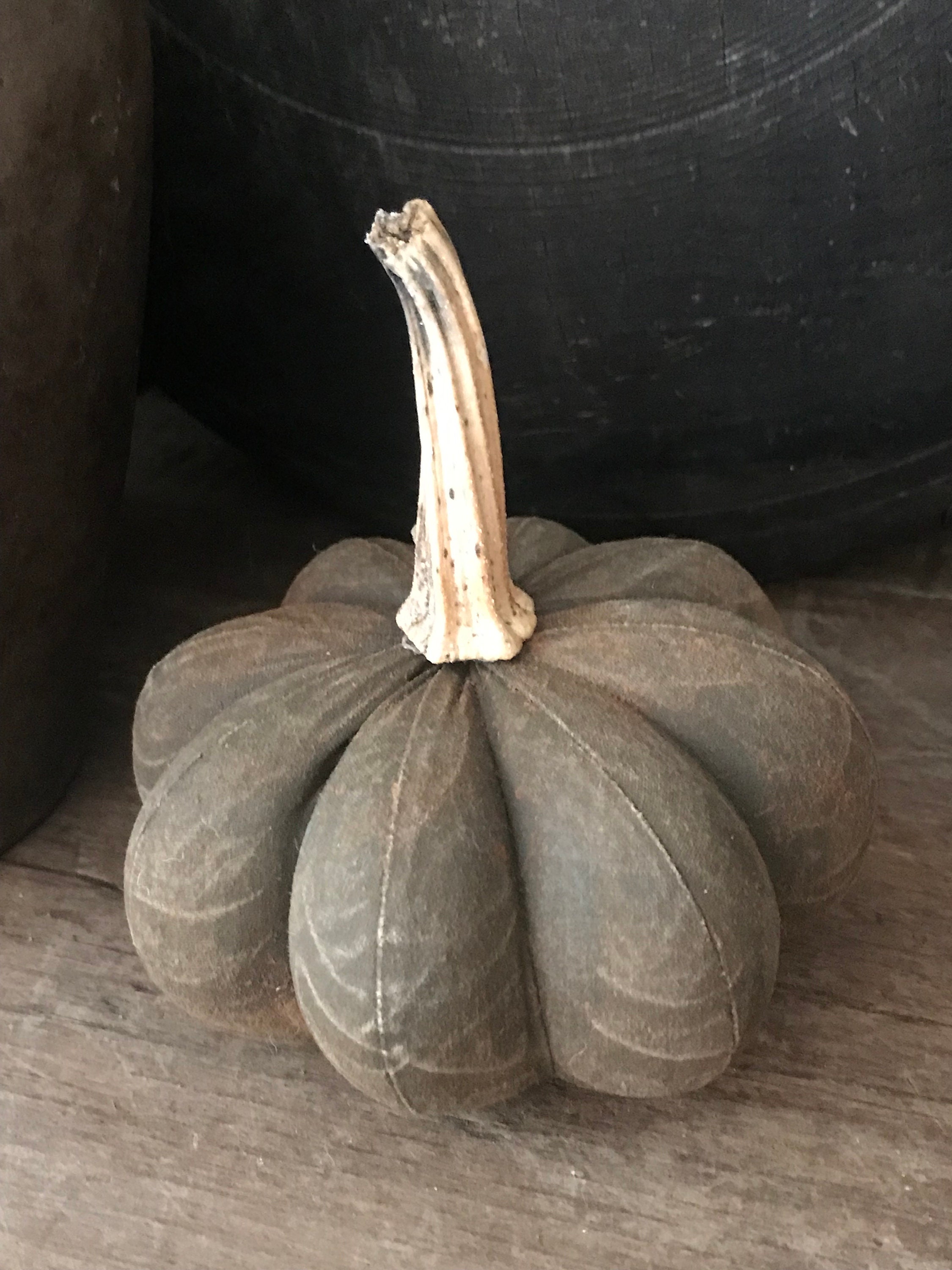 Pixie Pumpkin Grungy Rustic Primitive Handmade American Made