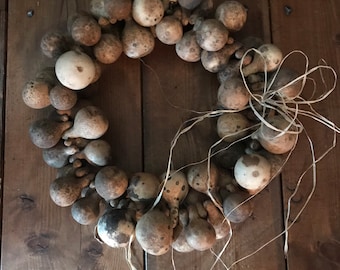 Primitive Gourd Wreath