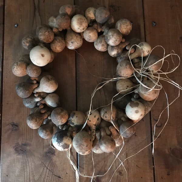 Primitive Gourd Wreath