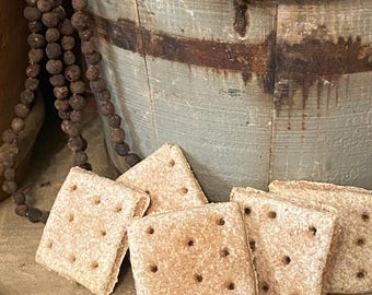 Small Hard Tack Primitive Crackers