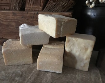 Old Fashioned Lye Soap Handmade Illinois Made Primitive