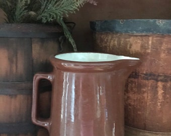 Early Redware Pitcher