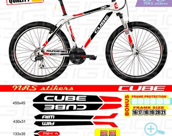 cube bike decals