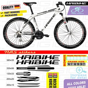 HAIBIKE Bike Stickers Set ALL COLORS 