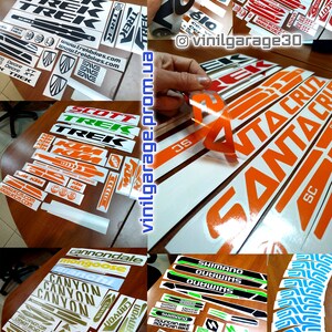 cube bike decals