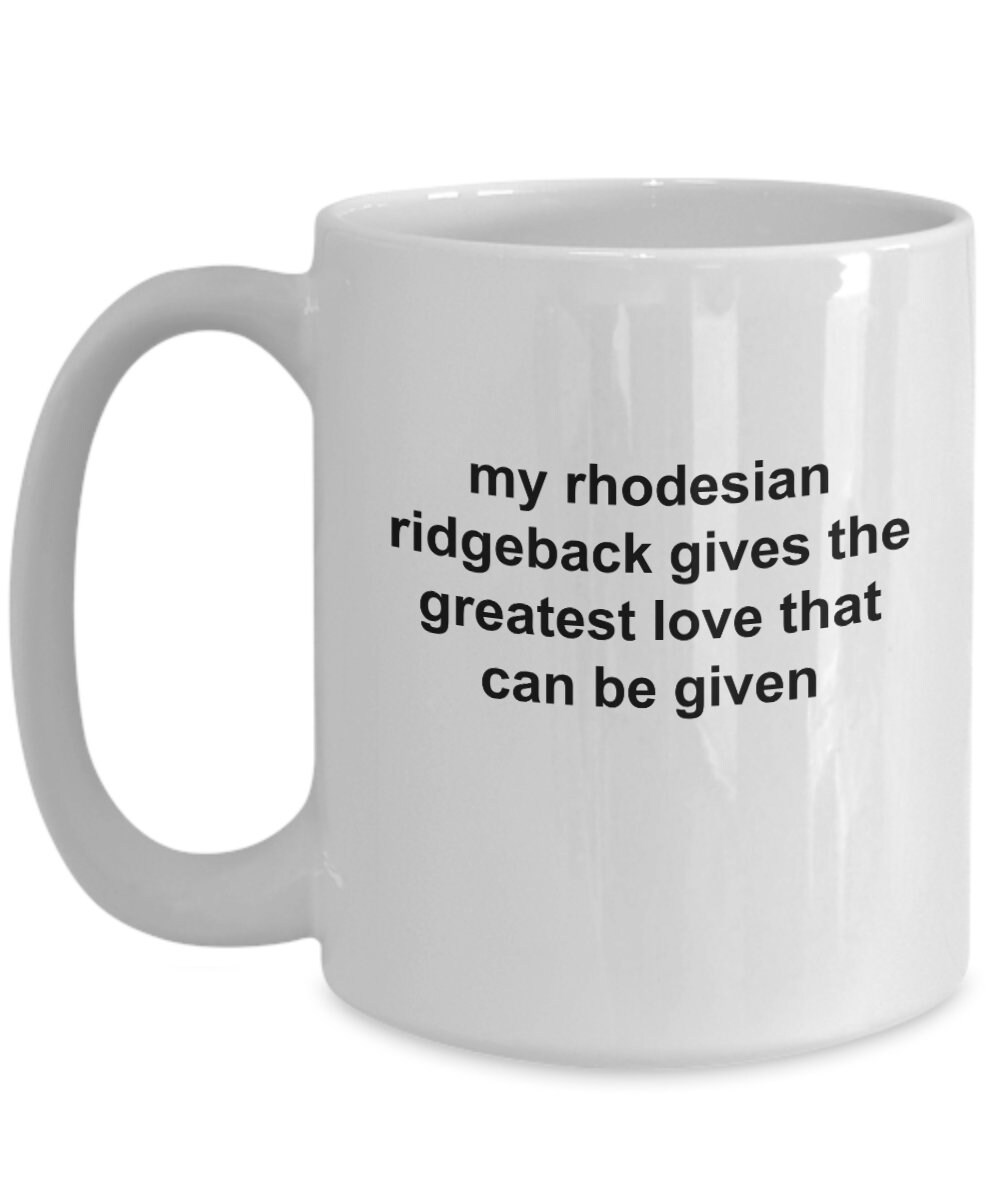 WALKING MY RHODESIAN RIDGEBACK Novelty/Funny Printed Coffee/Tea Mug Gift 269 