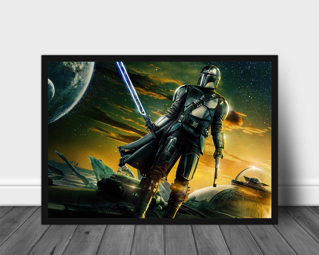 The Mandalorian Poster, Din Djarin, Printable Poster Wall Art ...