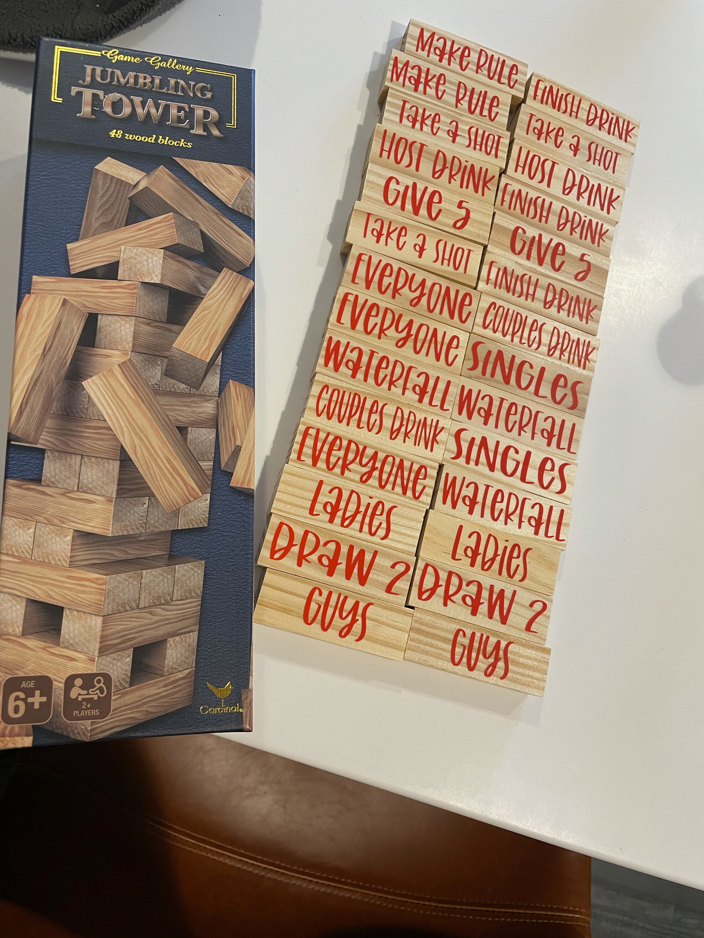 Custom Drunk Jenga - Etsy