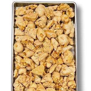 Freeze Dried Peanut Brittle Puffs - Homemade Crunchy Candy