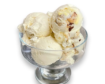 Palline di gelato con pasta per biscotti al cioccolato liofilizzato - Gelato Astronaut Tahoe - Caramelle croccanti fatte in casa