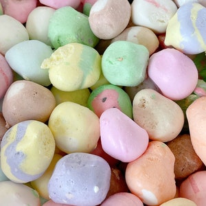 Freeze Dried Salt Water Taffy Misc Flavors - LARGE BAG - Homemade Crunchy Candy