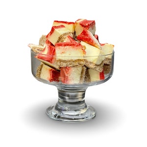 Freeze Dried Strawberry Swirl New York Cheesecake Mini Treats!