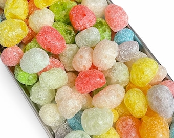 Gevriesdroogde gummyberen - SOUR fruitige soezen - gemengde smaken - zelfgemaakt knapperig snoep