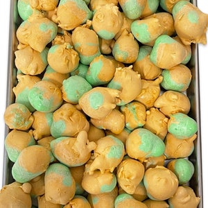 Caramel Apple Seasonal Freeze Dried Salt Water Taffy - Fall Candy Homemade Crunchy Candy