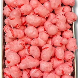 Freeze Dried Salt Water Taffy Cinnamon Flavor - Spicy Hot Candy - Homemade Crunchy Candy