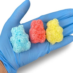 Freeze Dried SUGAR FREE Gummy Bears - Original Keto - Mixed Flavors - Homemade Crunchy Candy