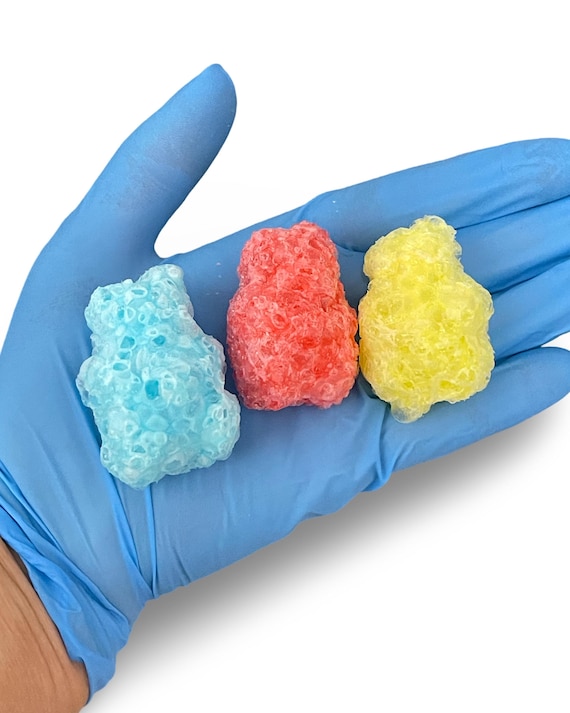 Freeze Dried SUGAR FREE Gummy Bears - Original Keto - Mixed Flavors - Homemade Crunchy Candy