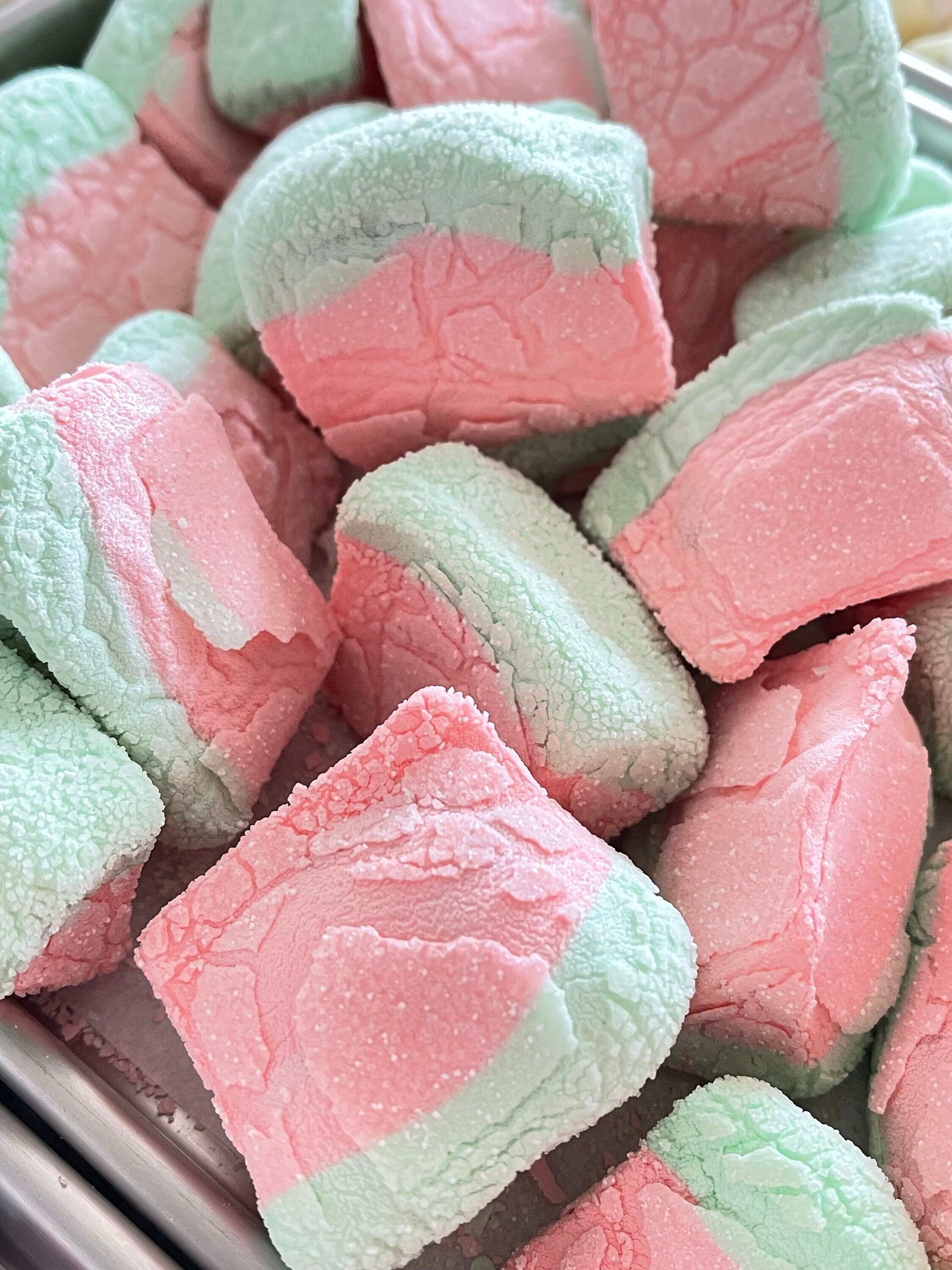 Freeze Dried Sour Watermelon Marshmallows Homemade Crunchy Etsy