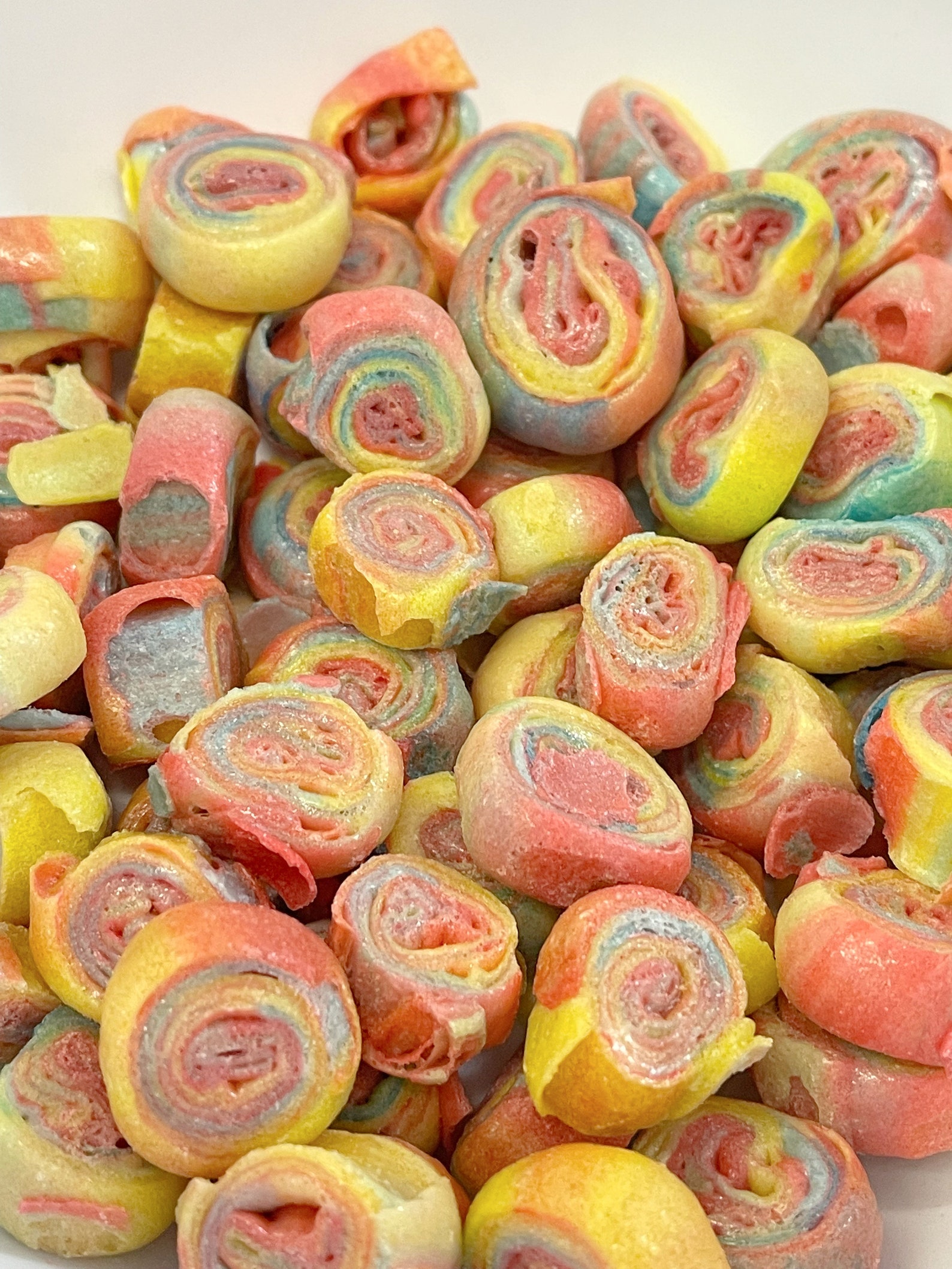 Freeze Dried Fruit Roll up Bites Strawberry and Tropical Etsy
