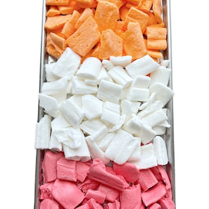 Freeze Dried Fruit Chips Sherbet Mix - Limited Edition Orange Mystery Cherry Flavor - X-LARGE Bag Homemade Crunchy Candy