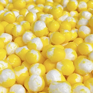 Freeze Dried Lemon Buds - Lemon Sour Candy - ASMR - Homemade Crunchy Candy