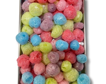 Gefriergetrocknete Fruchtige Puffs - X-LARGE BAG - Gemischte Geschmacksrichtungen - Selbstgemachte knusprige Süßigkeiten