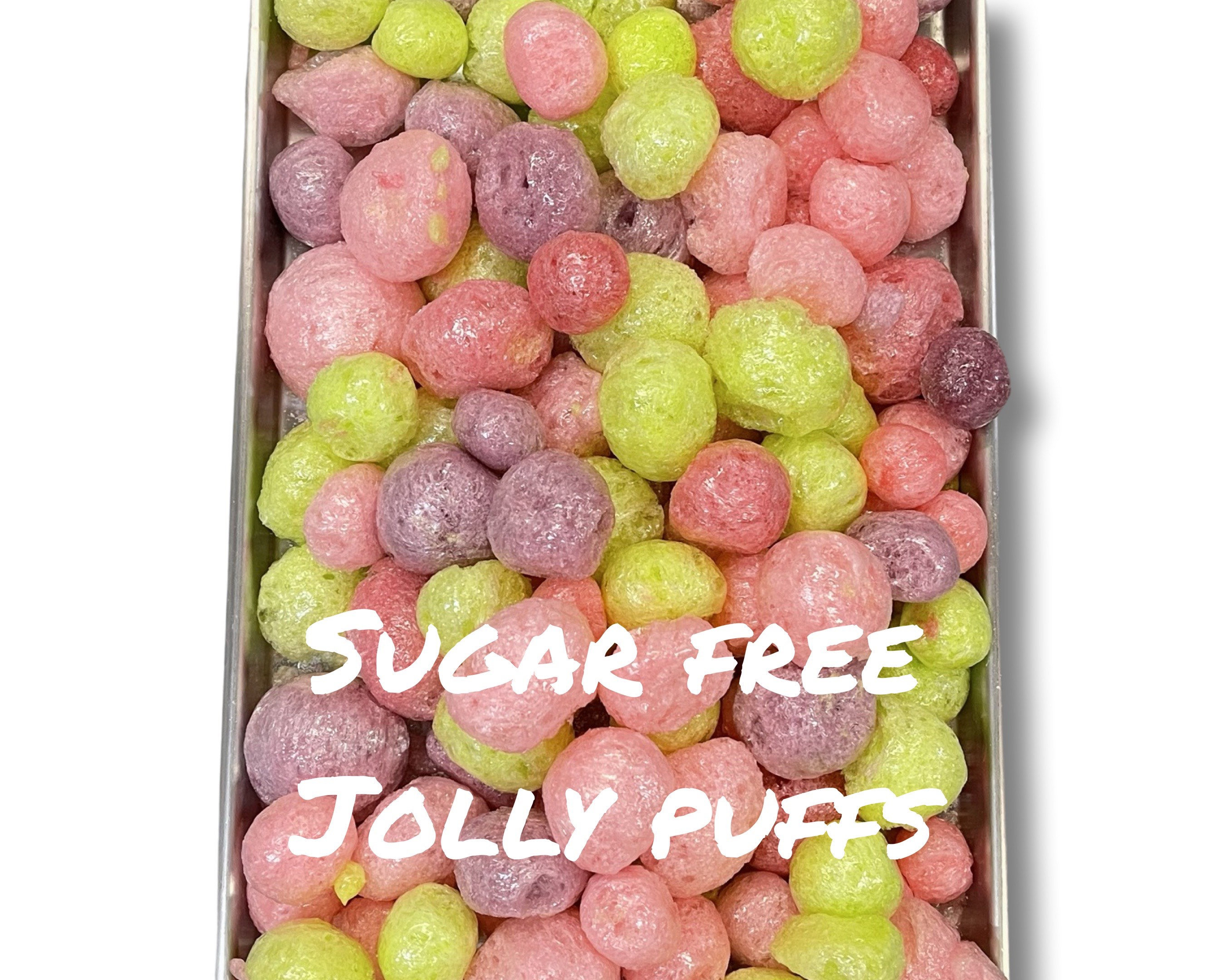 Freeze Dried Sugar Free Jolly Puffs X-LARGE BAG Mixed
