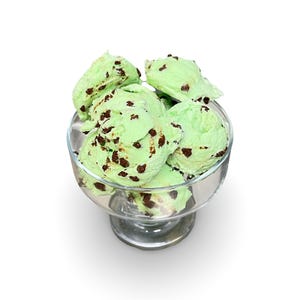 Mint Chip Ice Cream Scoops - Freeze Dried Astronaut Ice Cream - Homemade Crunchy Candy