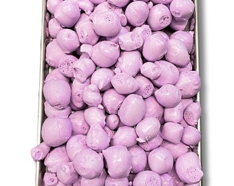 Grape Candy Freeze Dried Tangy Taffy Puffs - Grape Flavor Tangy Puffs - Homemade Crunchy Candy