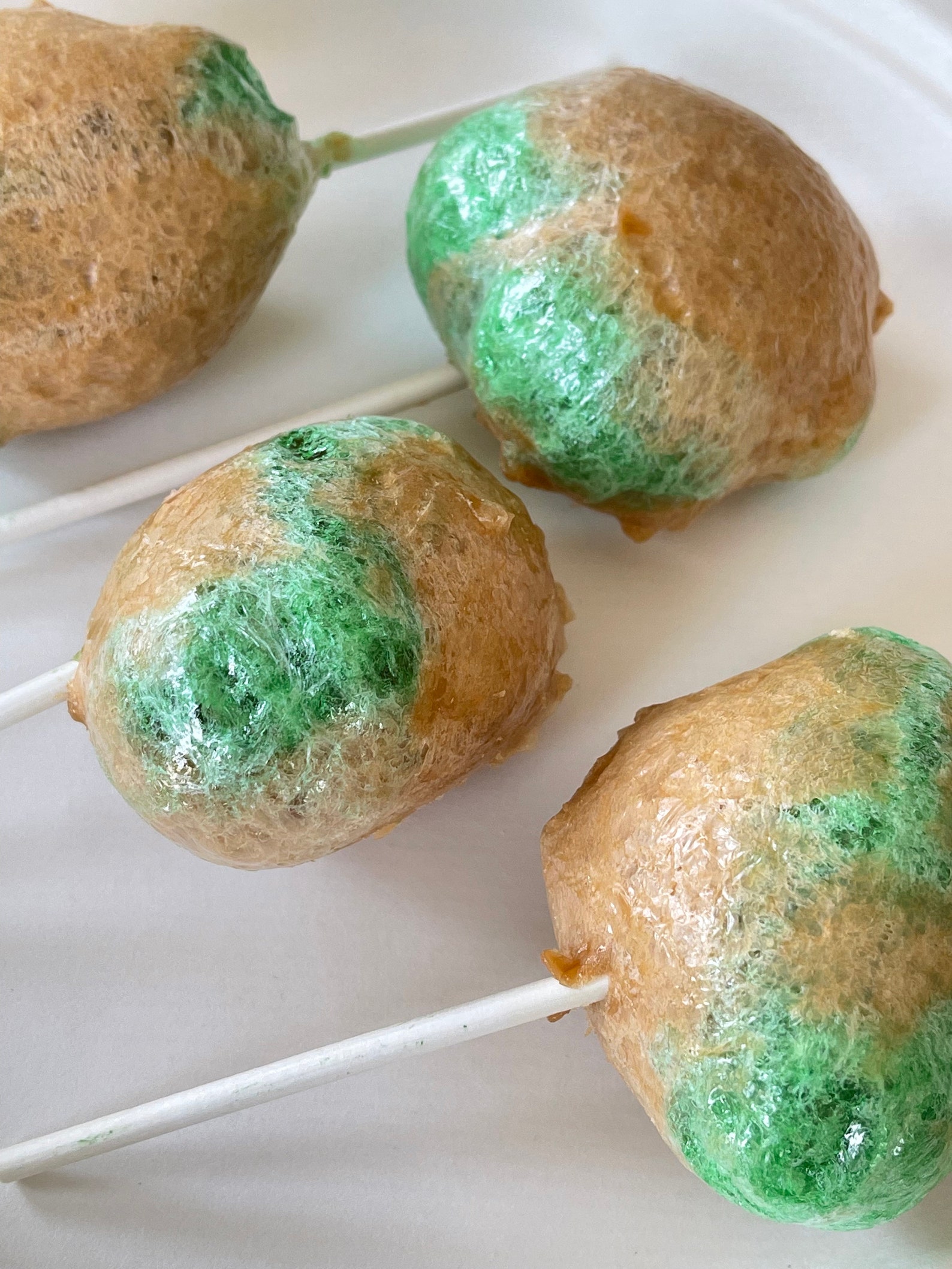green apple freeze pops