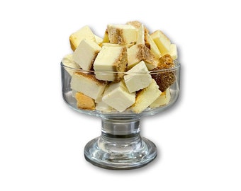 Freeze Dried Cheesecake Bites - Shelf Stable Vanilla and Strawberry Flavored Homemade Crunchy Candy