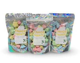 Gefriergetrocknete Topf voller Gold Große Marshmallows - Hausgemachte knusprige Süßigkeit