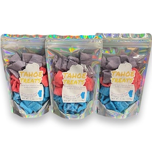 Freeze Dried Fruit Chips Tahoe After Dark Mix - Limited Edition Cherry Grape Blue Raspberry Flavor