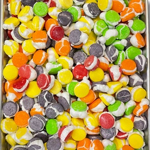 Freeze Dried Rainbow Drops - Homemade Crunchy Candy