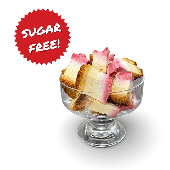 Freeze Dried KETO Sugar Free Cheesecake Bites Raspberry Swirl - Gluten Free Low Carb Keto Friendly Shelf Stable Homemade